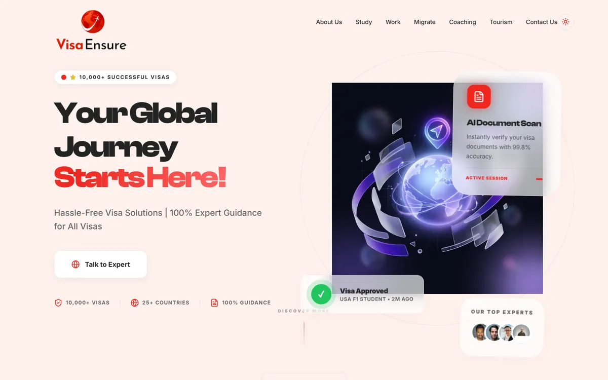 VisaEnsure preview