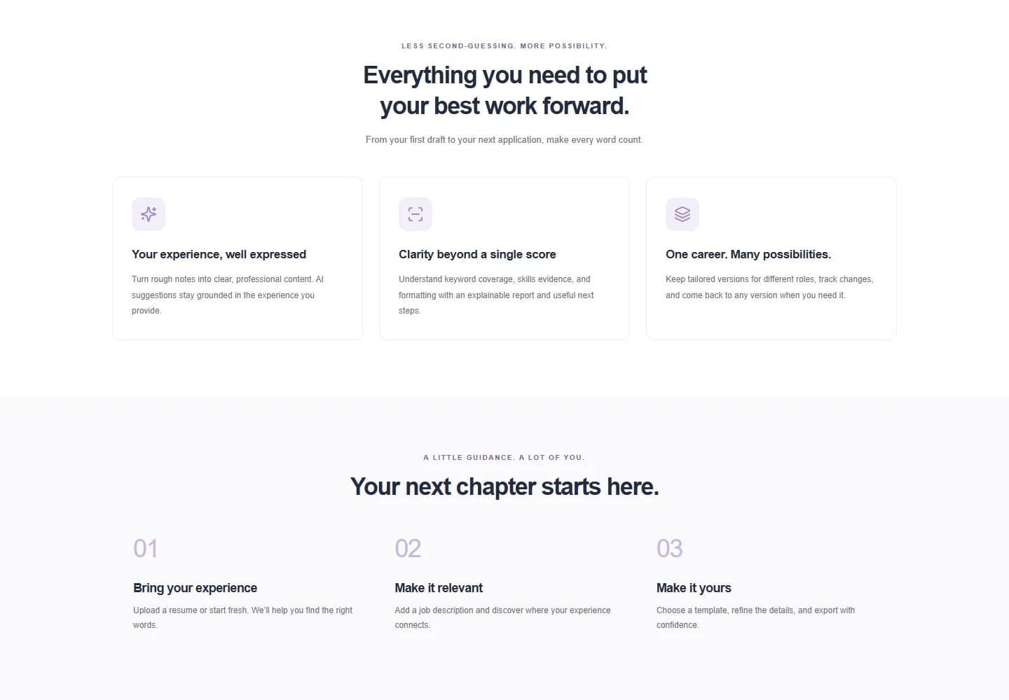 ResumeIQ AI — website detail screenshot